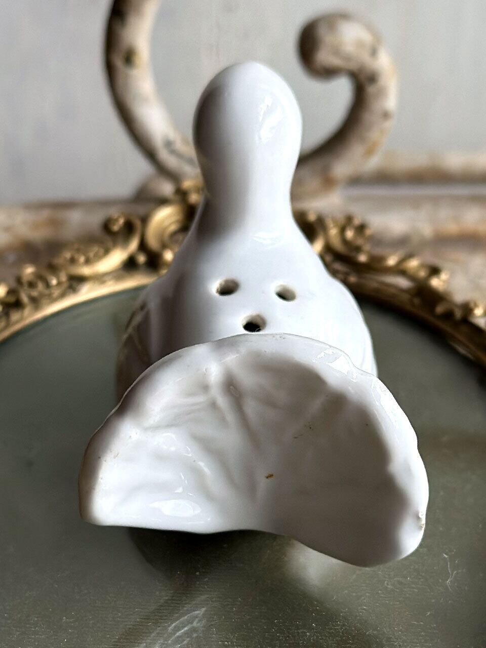 スワンのスパイスボトル 調味料入れ 陶器 白鳥 | Brocante de La