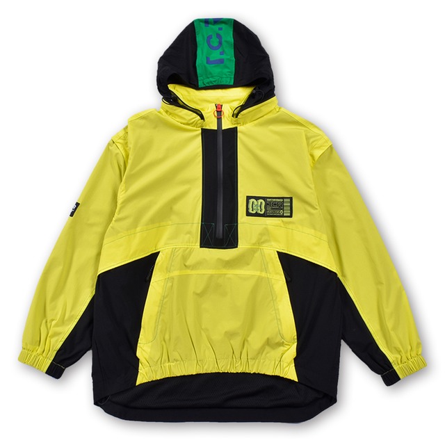 T.C.R TRICLIMATE 2WAY SHELL ANORAK V2 - YELLOW/BLACK
