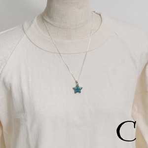【INDIAN JEWELRY インディアンジュエリー】Navajo Turquoise Star pendant James Maygoats ナバホ ターコイズ スターペンダント ジェームス・メイゴート作