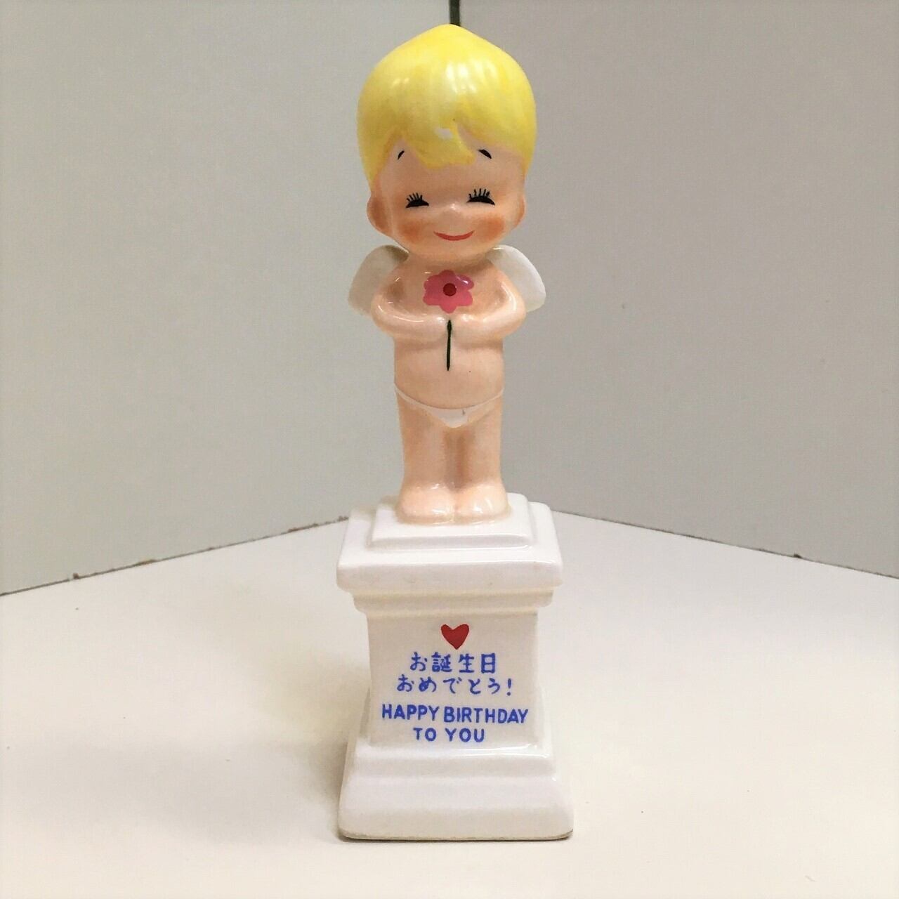 希少1960年代内藤ルネDesign I LOVE FLOWER天使【外箱あり】