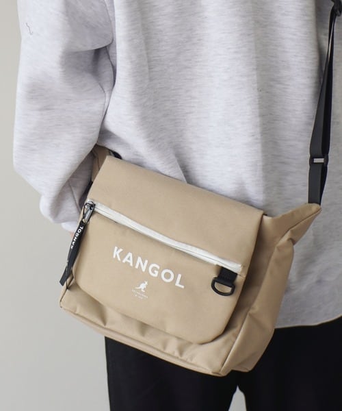 KANGOL (カンゴール) ショルダーバッグ ベージュ KGSA-BG00232