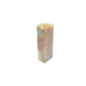 墨文字製作所　篆刻印材　一点物　寿山芙蓉石　鈕頭付印材　S003