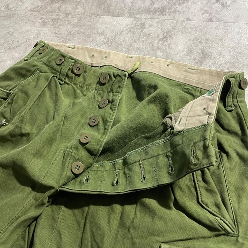 60s スウェーデン軍 実物 M-59 フィールドパンツ C50 w29 詳細写真8