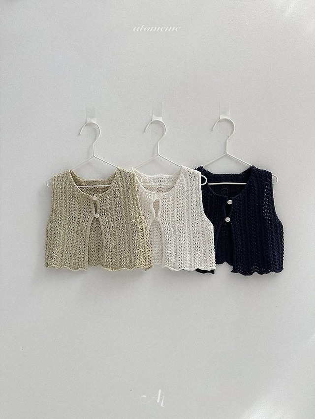 atomeme26su_Coco Knit Vest