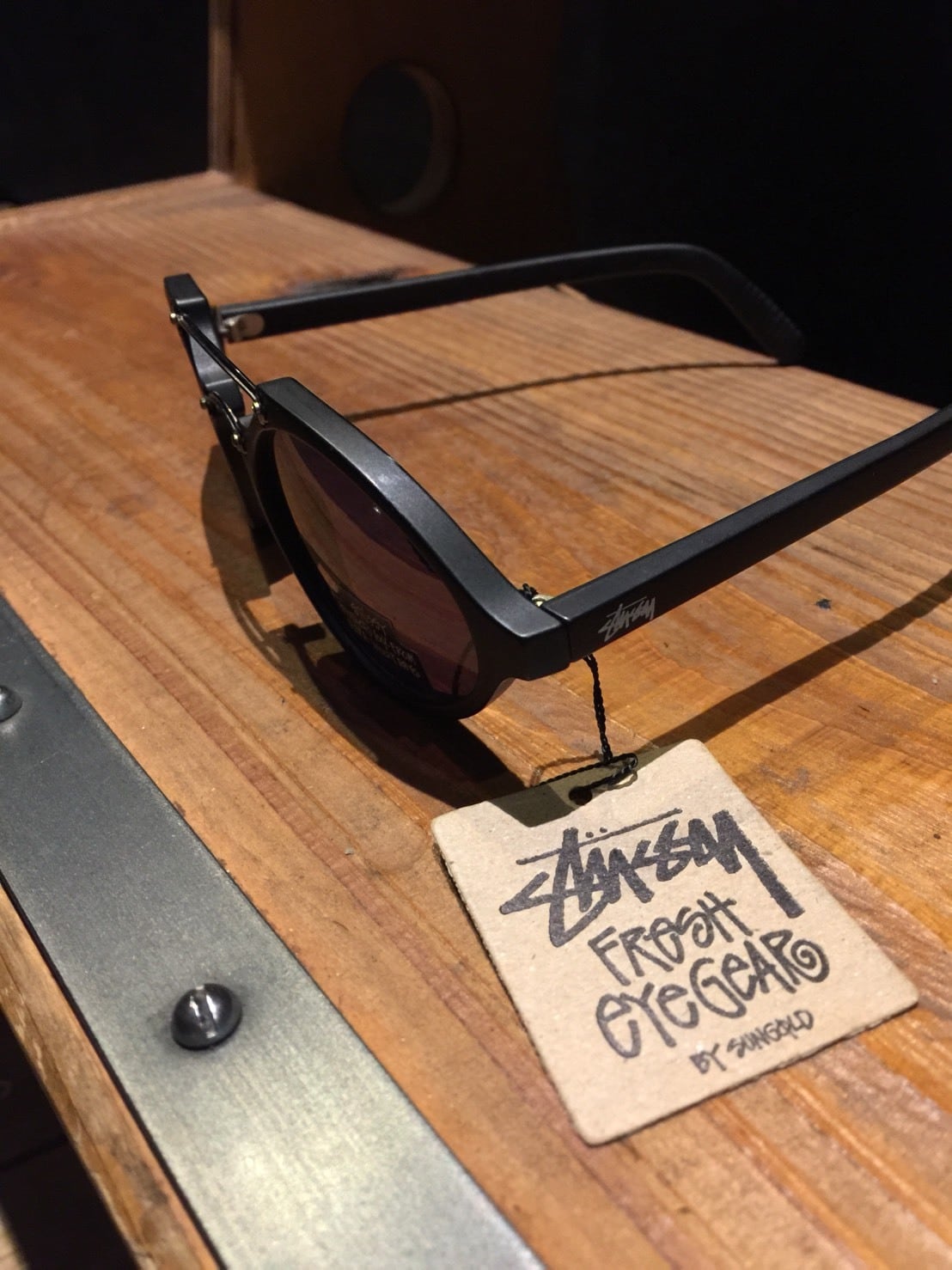 OLD STUSSY SUNGLASS / DEADSTOCK ベッコウ, BLACK