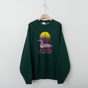 1990s vintage printed sweatshirt / Made In USA