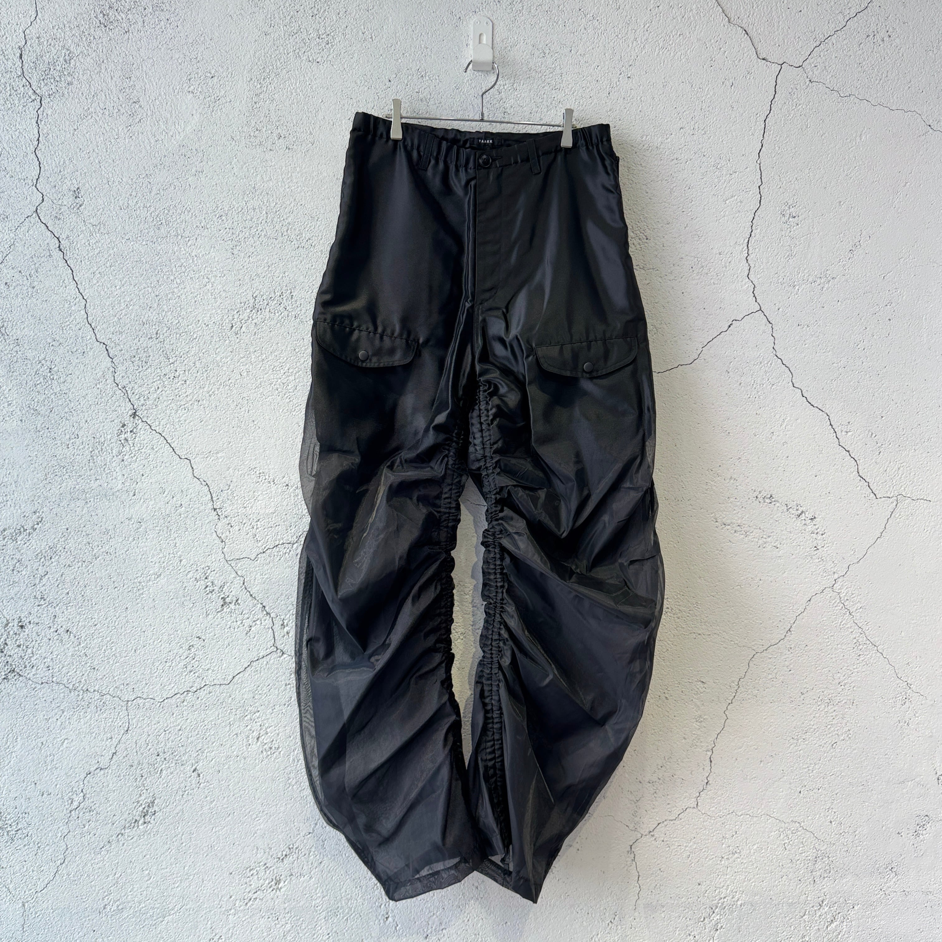 TAAKK / MIX TURE DENIM WIDE 5-POCKET PANTS / LEOPARD | ふぁいん