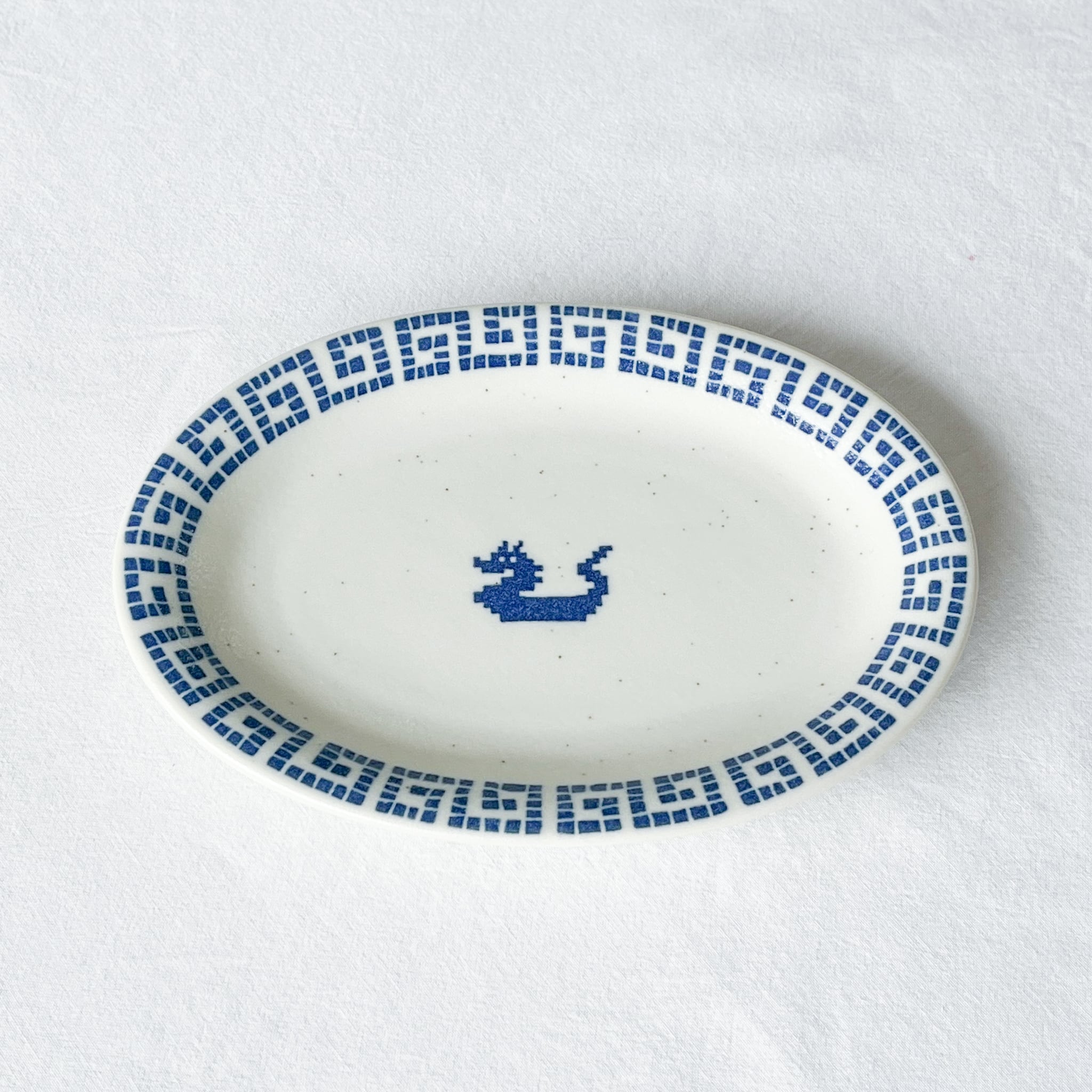 ドット雷紋龍 小判皿【19cm】 | Pay ID