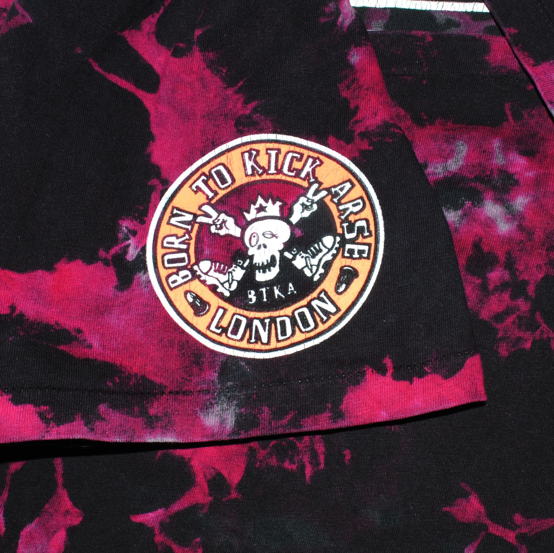 Born To Kick Arse』 90s UK vintage tie-dye T-shirts | excube.e_shop