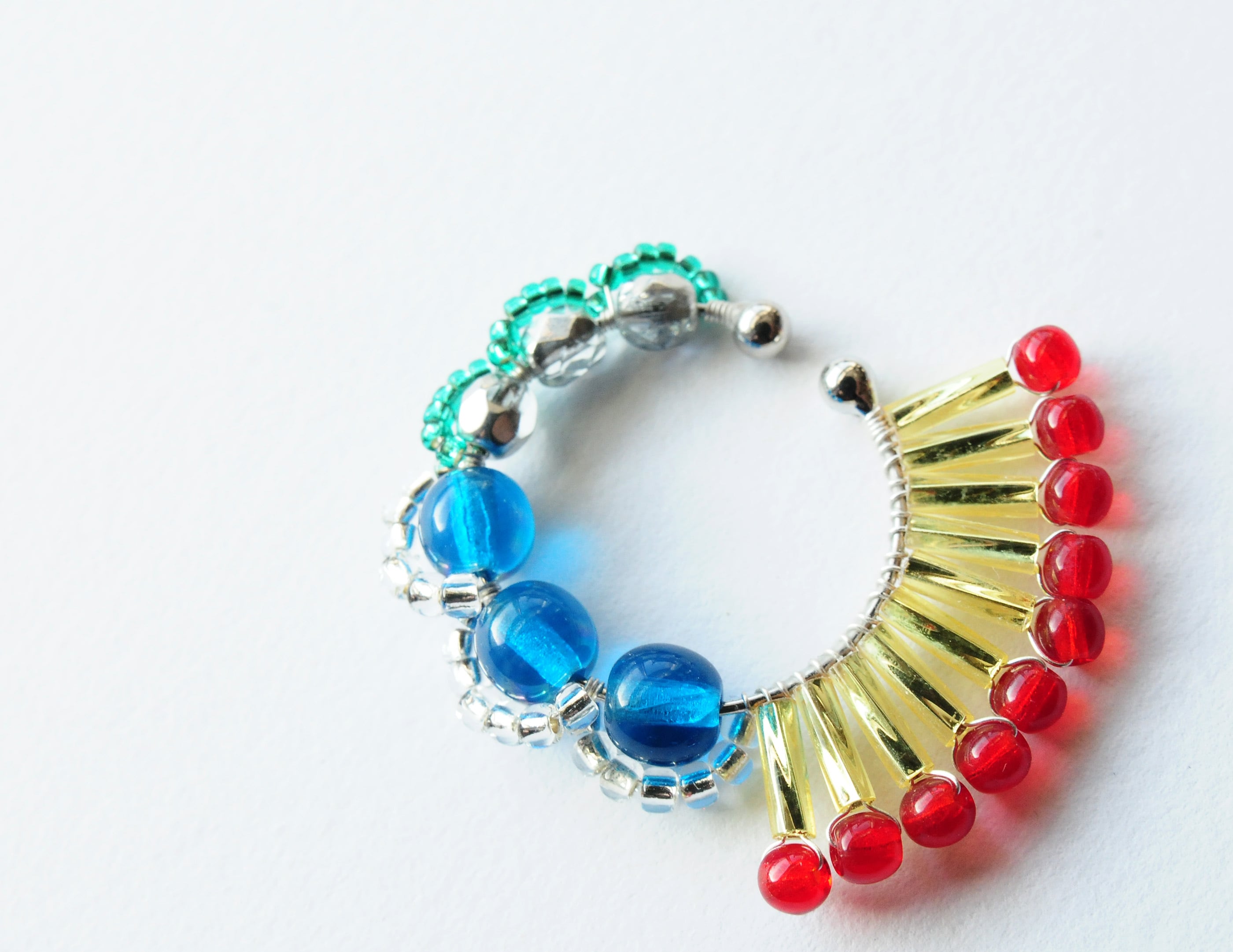 <Rollo~イロヅクビジュー~>イヤーカフ『 ハミングバード/hummingbird 』<70>