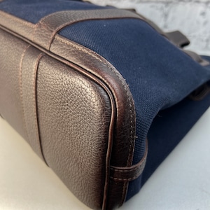 HERMES エルメス  □J刻印 キャンバス トートバッグ ブルー A-10082