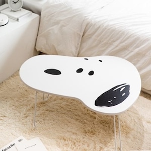 【韓国限定】snoopy holding table 2size / スヌーピー 折り畳み テーブル ベッド トレー 公式 韓国雑貨