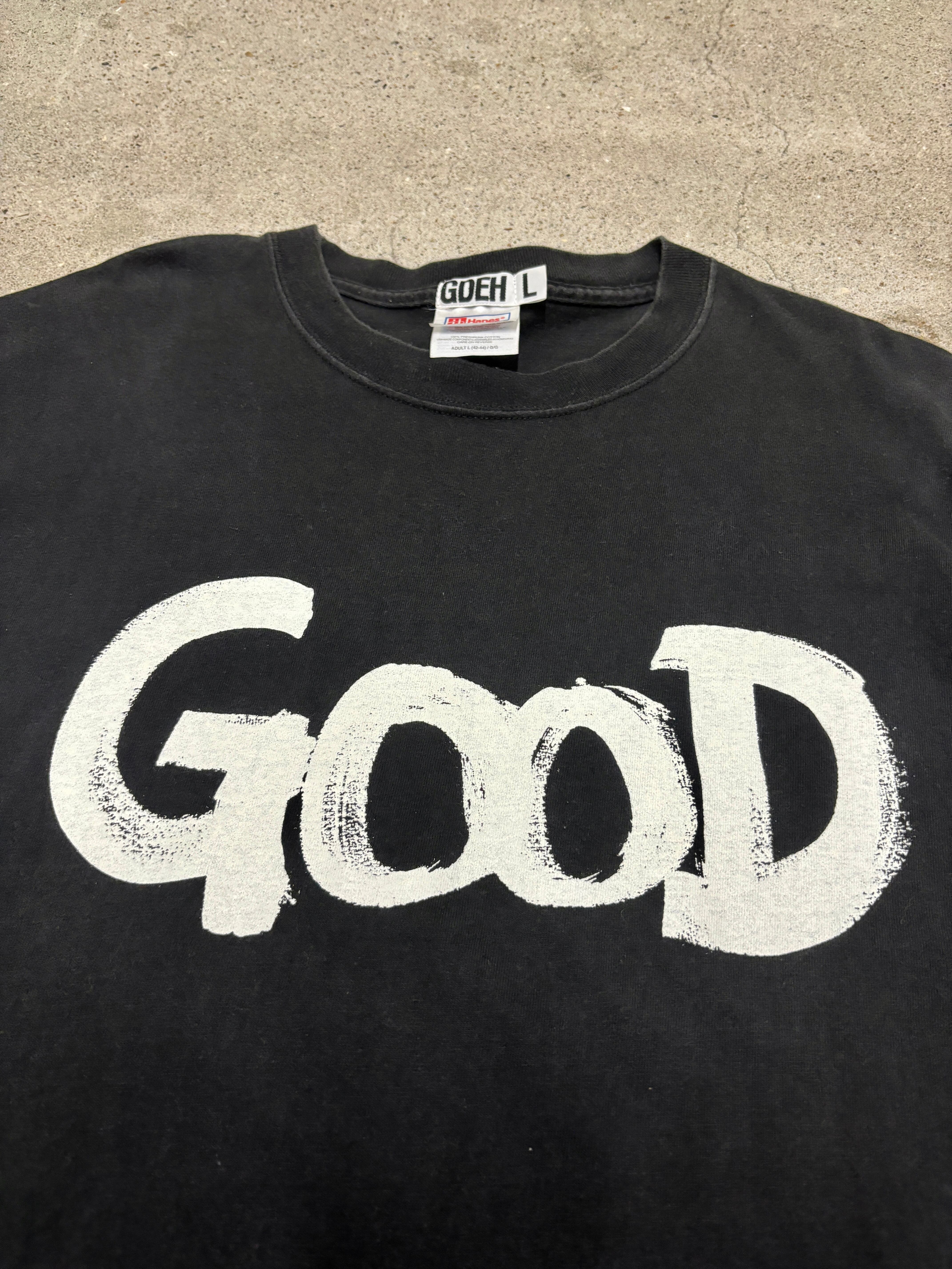 GOODENOUGH 2001s GOOD Tシャツ L 00s GOODENOUGH/Logo print Tee/2001年製/Hanesボディー/L/ロゴ