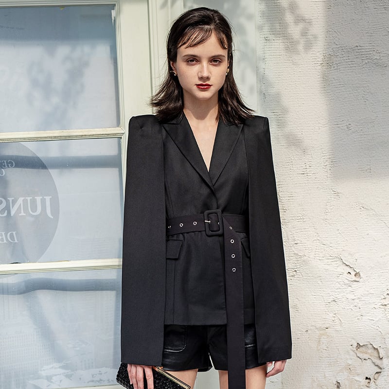 アクセントベルトマントコート | Pay ID