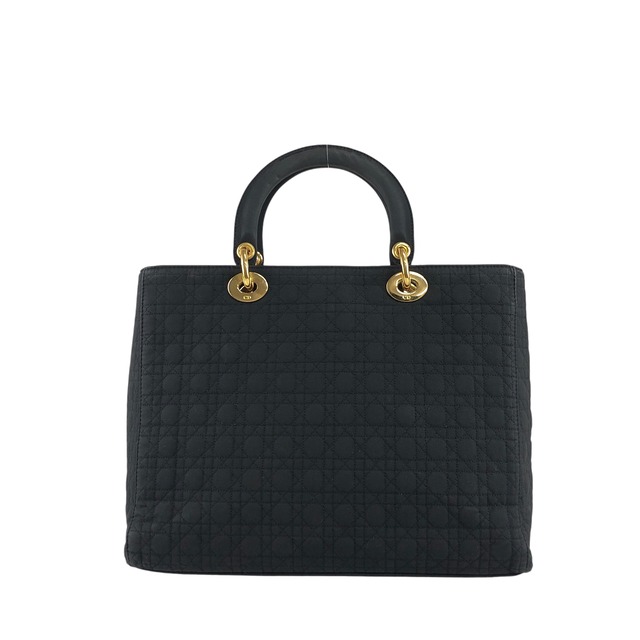 Christian Dior クリスチャン ディオール カナージュ ハンドバッグ ブラック ナイロン vintage ヴィンテージ オールド 2camf8