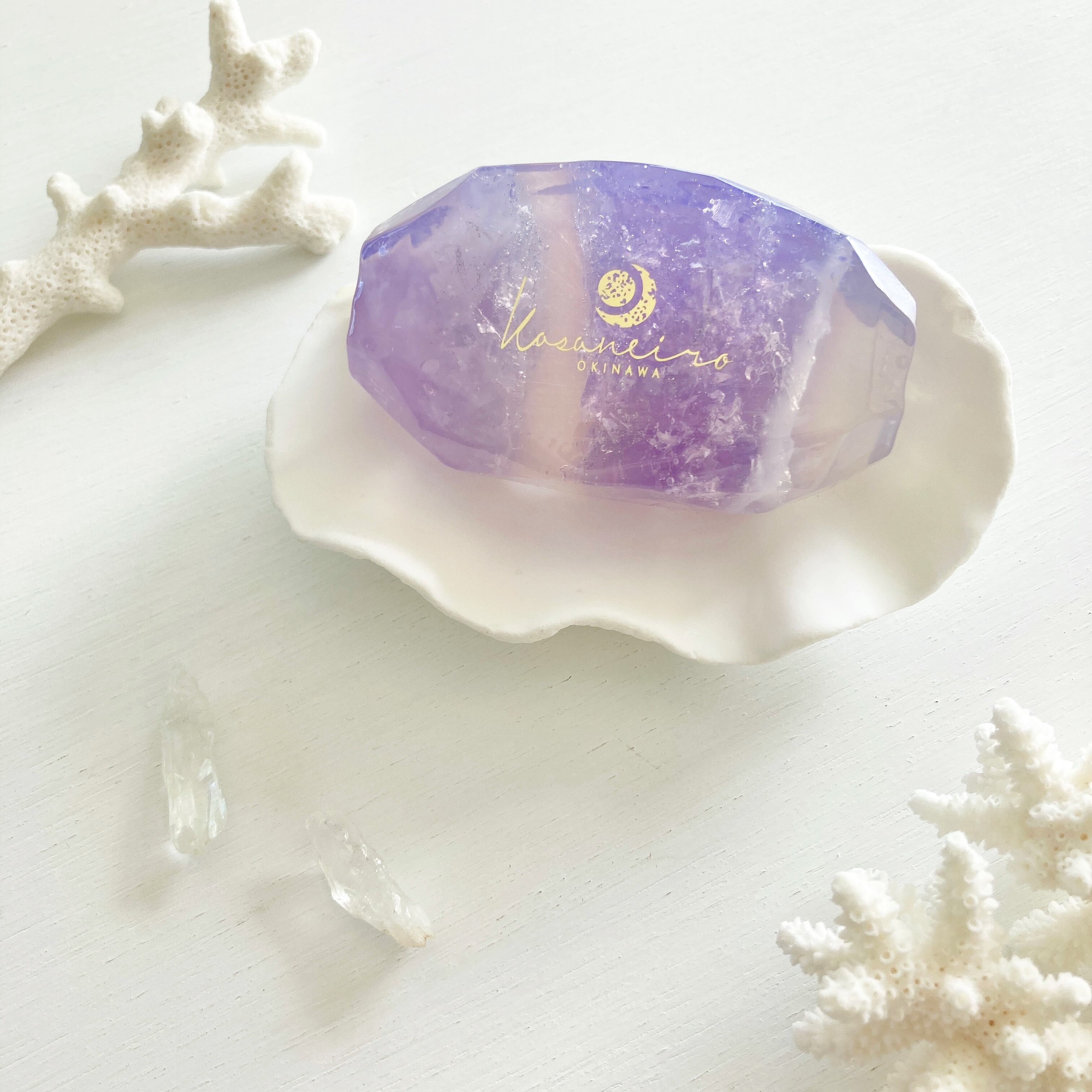 Gemstone soap