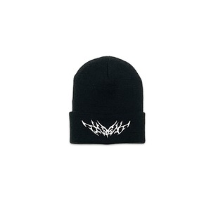 THE END LOGO KNIT CUFF BEANIE