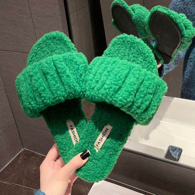 ミュールスプリングオータムレッドカジュアル 靴 シューズ 春物 秋物 部族の婦人靴87048215544