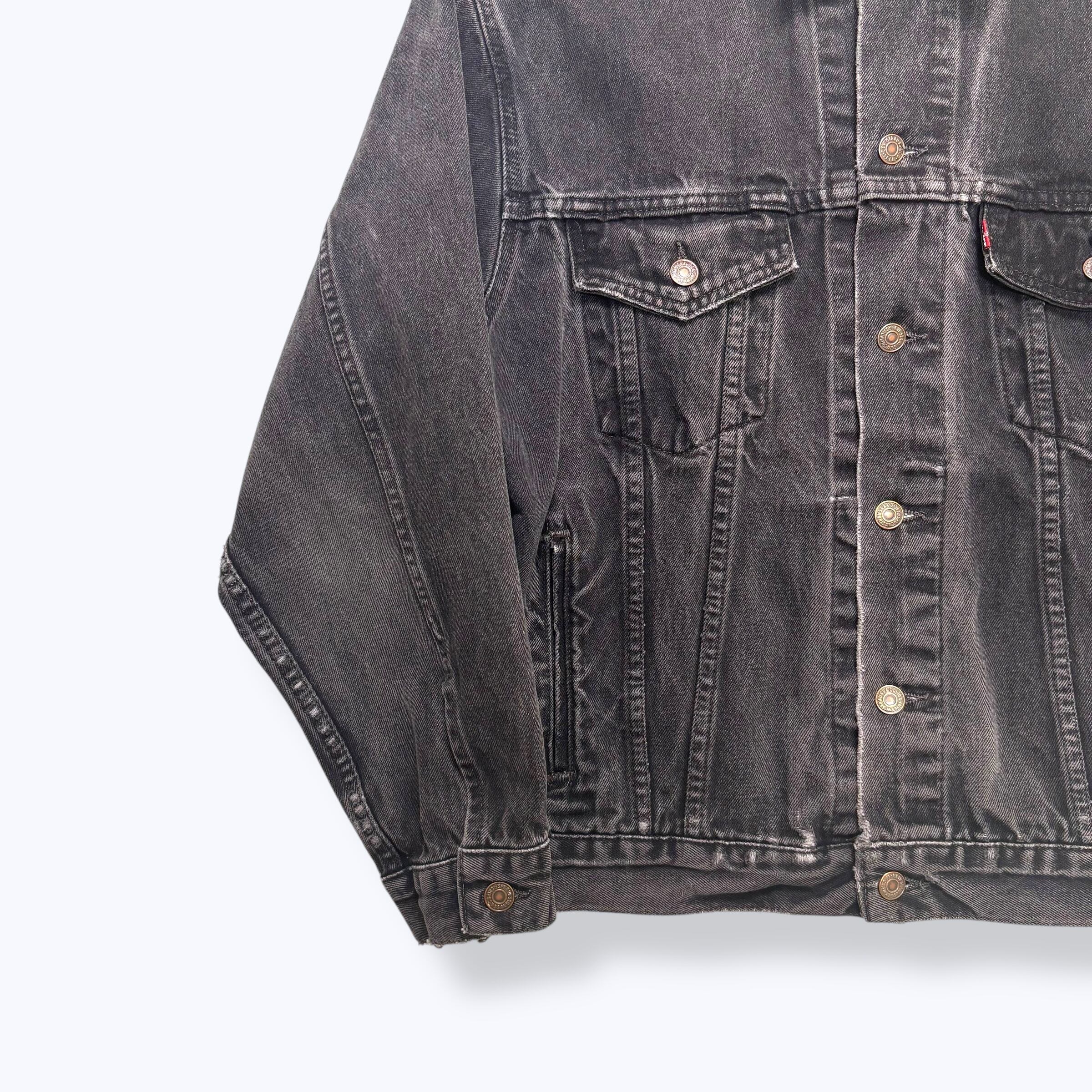 90s Levi's 70507 Black Denim Jacket Made in USA 【M】 90年代