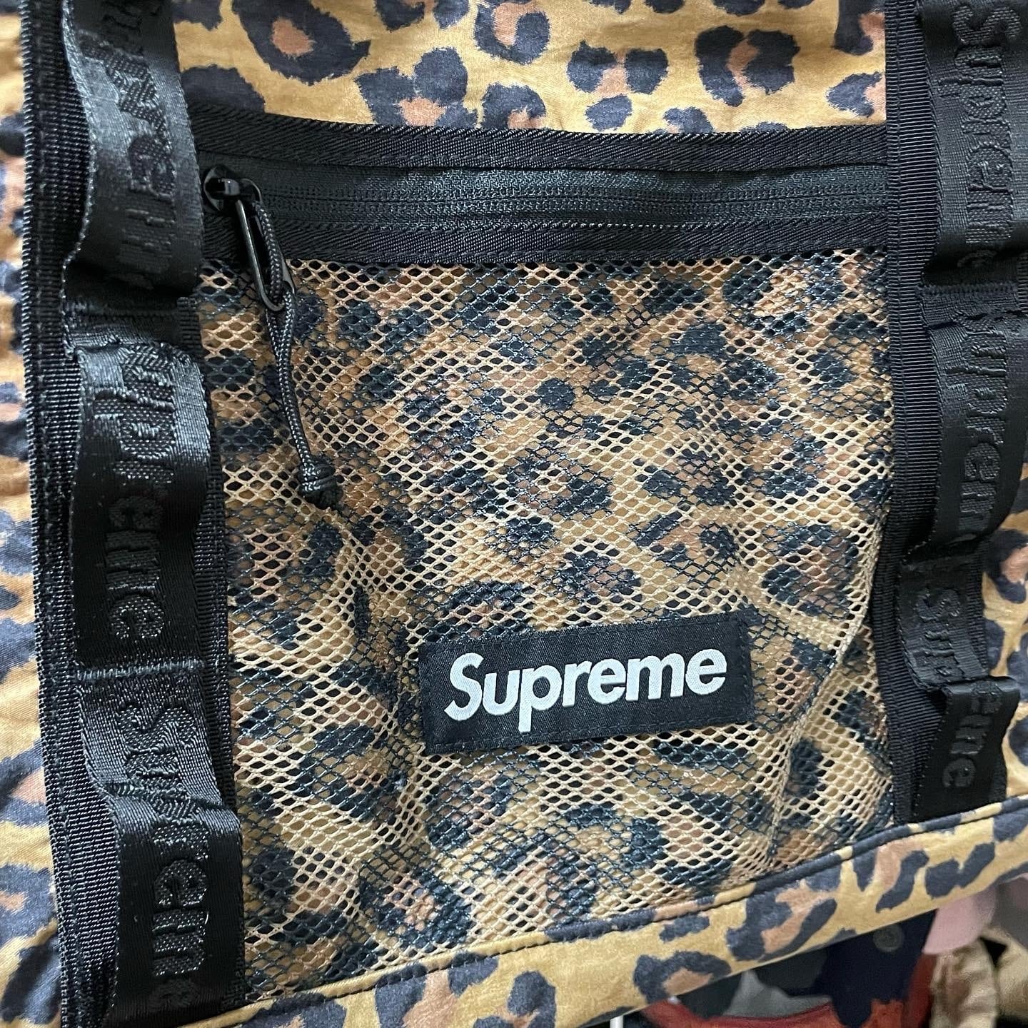 SUPREME シュプリーム トートバッグ ハンドバッグ レオパード ヒョウ柄