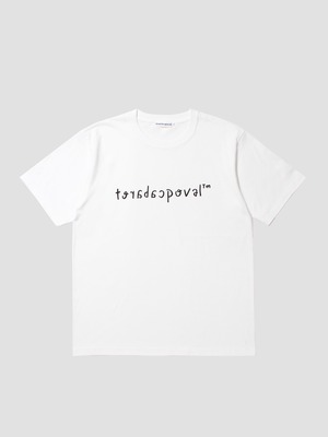 CABARET POVAL / YU NAGABA  LOGO TEE - WHITE