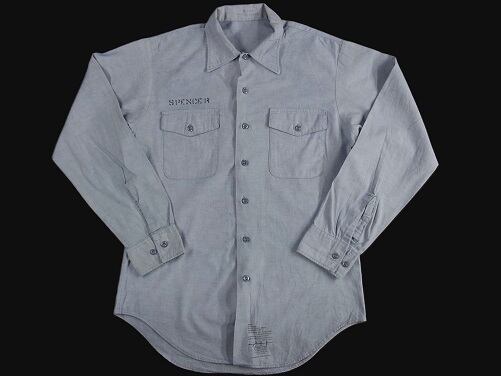 80's 87年 U.S.NAVY シャンブレーシャツ | CYCLONE 80's 87年 U.S.NAVY シャンブレーシャツ | CYCLONE