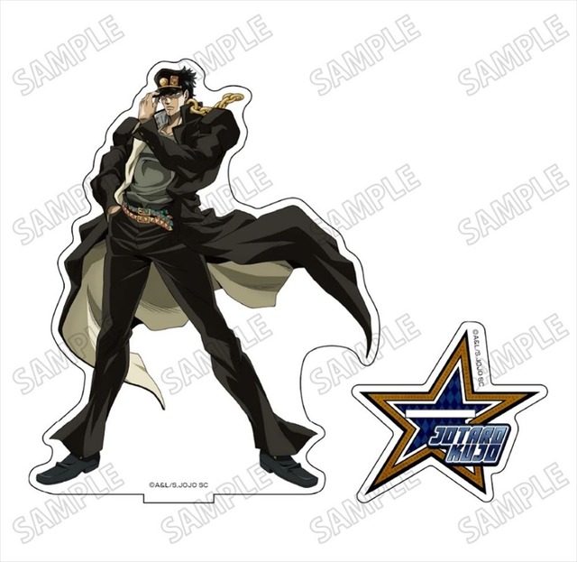 アニメ『ジョジョの奇妙な冒険 スターダストクルセイダース』 描き下ろしBIGアクリルスタンド【JF25】①空条承太郎