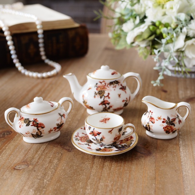 Coalport｜コールポート “Hong Kong”  ミニチュア ティーセット