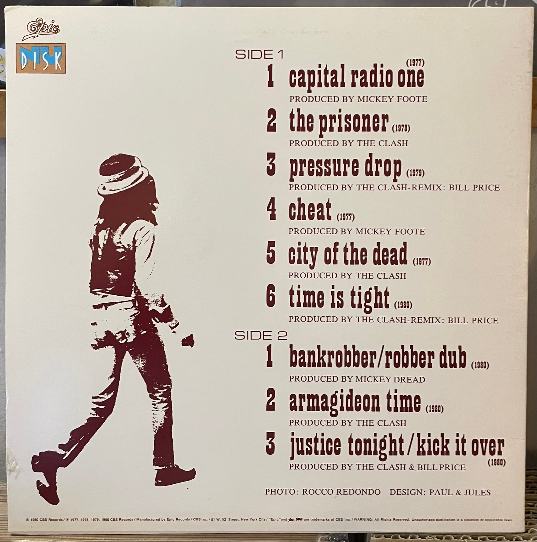 THE CLASH レコード　10inch 1993年 THE CLASH レコード 10inch 1993年 The Clash 10