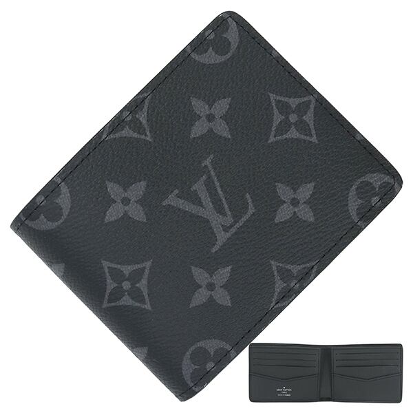 New LOUIS VUITTON ルイヴィトン ポルトフォイユ スレンダー M62294 モノグラムエクリプスリ ブラック 新品