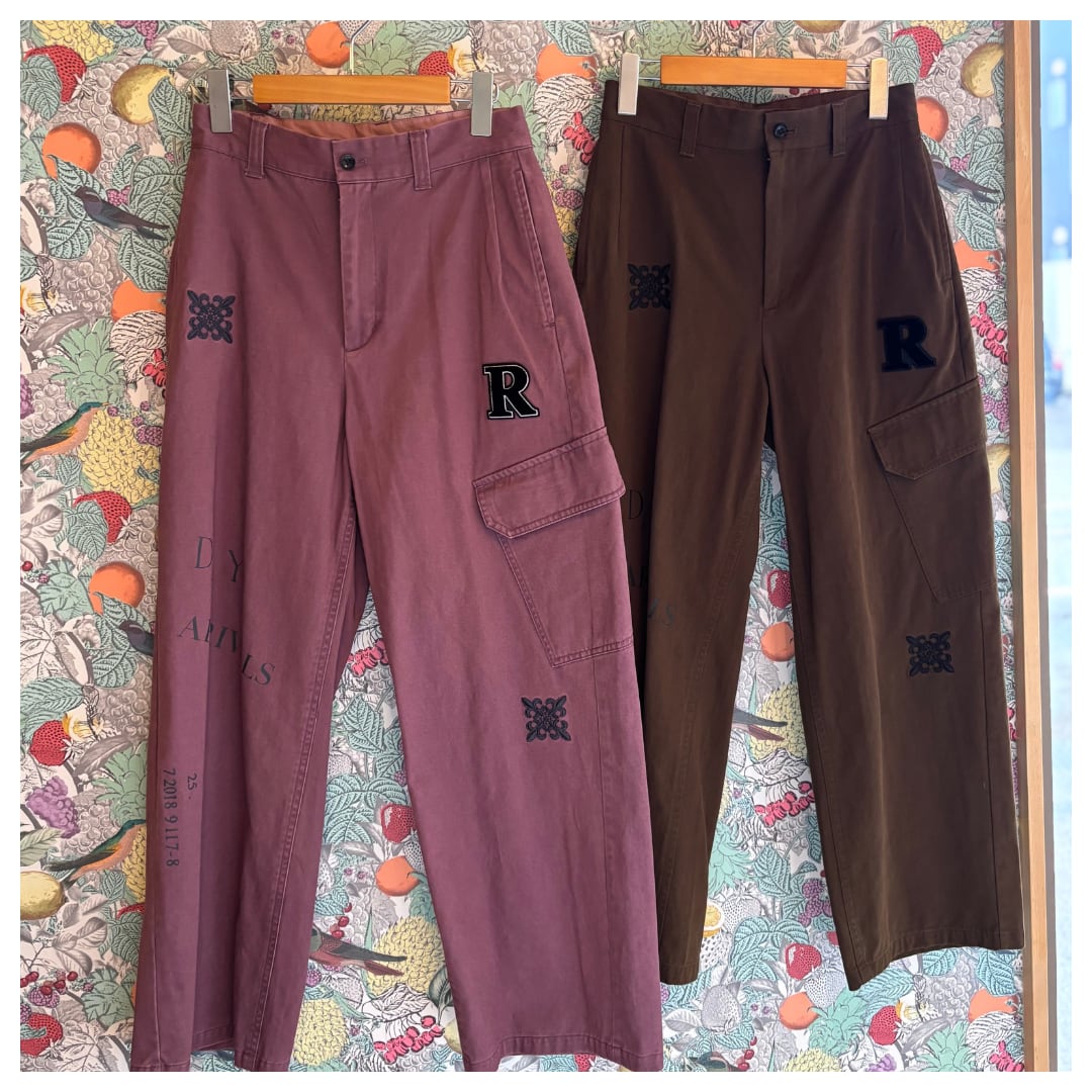 【Eimee Law】レタリングサイドポケットチノパン