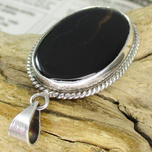 ナバホ ペンダントトップ ネックレス スターリング シルバー オニキス