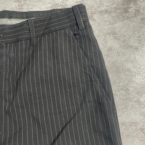 90s Armani COLLEZIONI black pants 詳細写真8