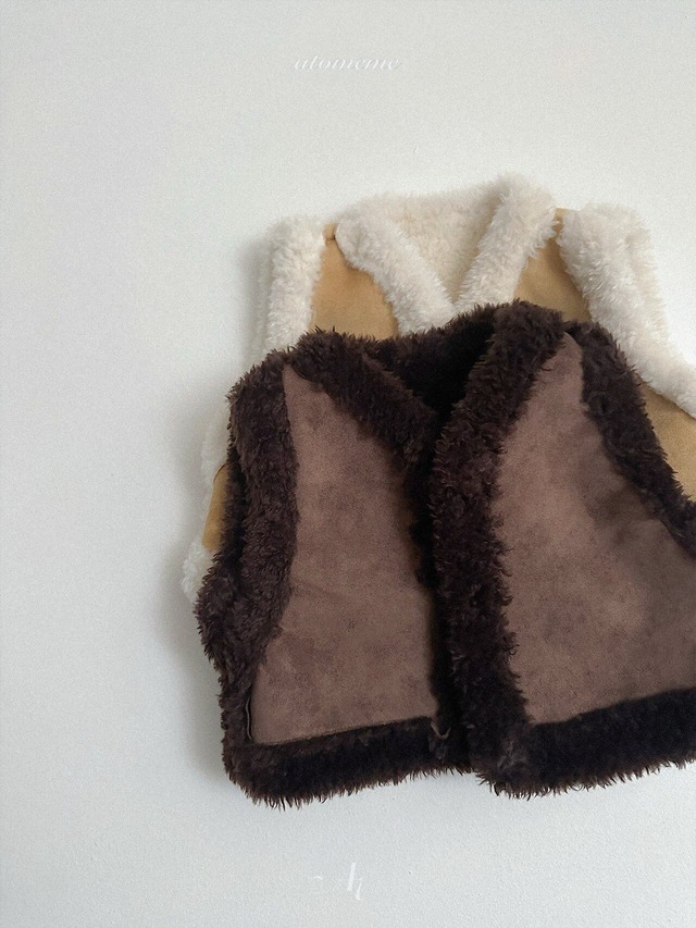 予約⌇atomeme/ Reversible mustang vest