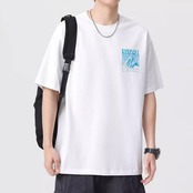 バックプリントルーズTシャツ A4337
