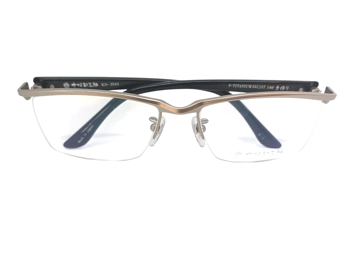 中村勘三郎(ナカムラカンザブロウ) KN-2543 シルバー/ブラック 55□17