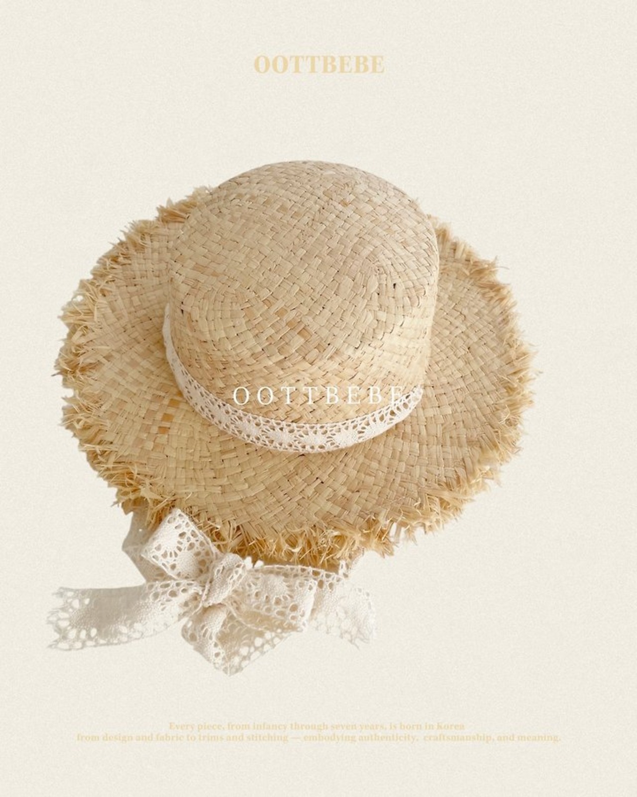 [oottbebe] Lace hat / [오뜨베베] 레이스햇
