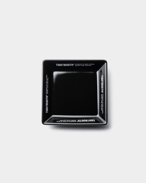 TIGHTBOOTH / LOGO SQUARE PLATE / BLACK