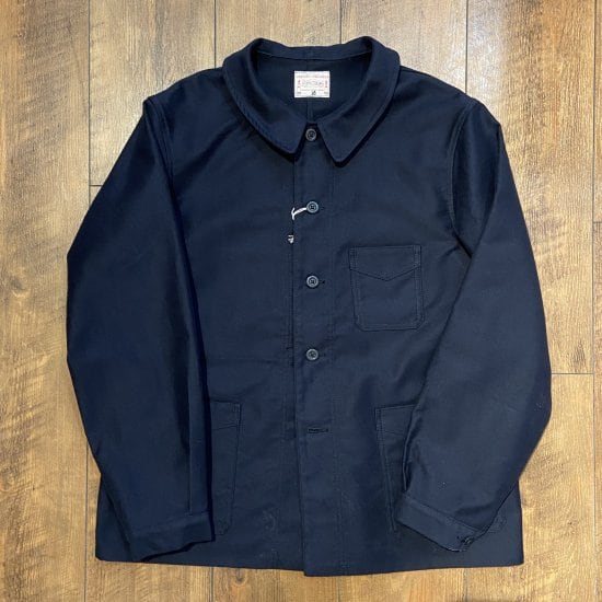 BONCOURA French Work Jacket Moleskin Dark navy | Denim Cellar. powered by  BASE