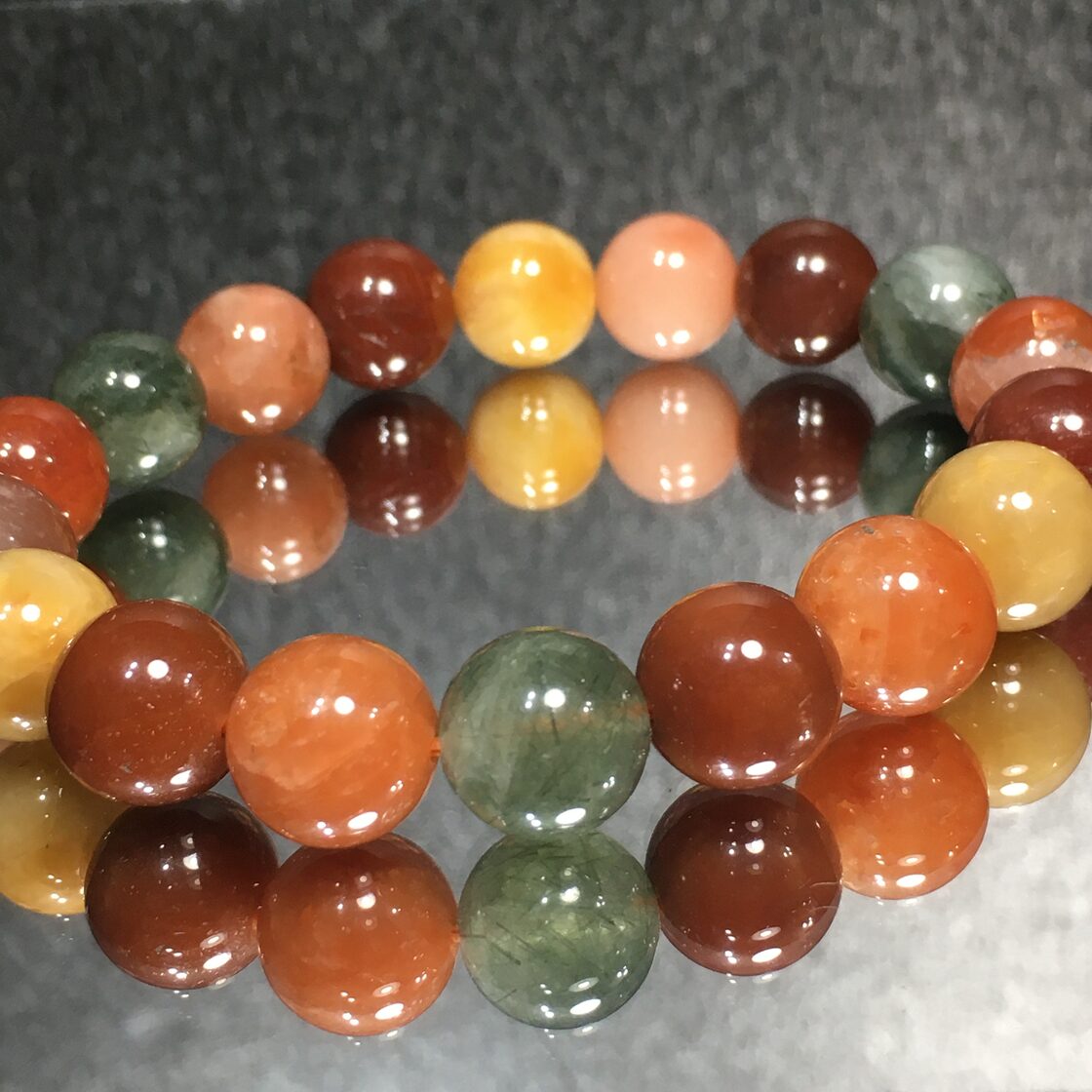 No.295》瑪瑙共生 天然石ミックス水晶 針入り | PAY ID