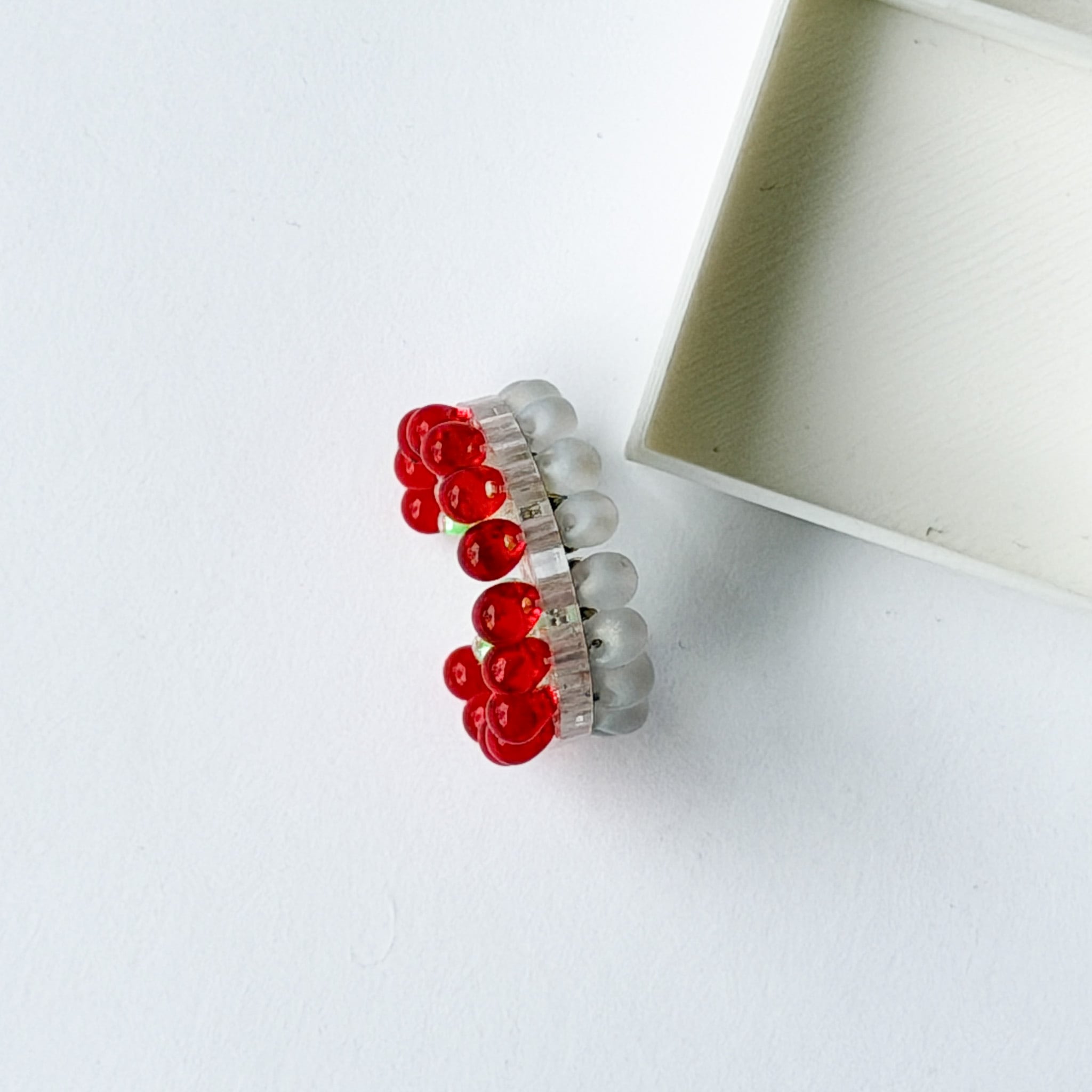 puzzle ring ear cuff 'bicolor' [13]