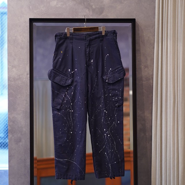 イギリス軍 "ROYAL NAVY ANGLE POCKET CARGO PANTS" -PAINTED-