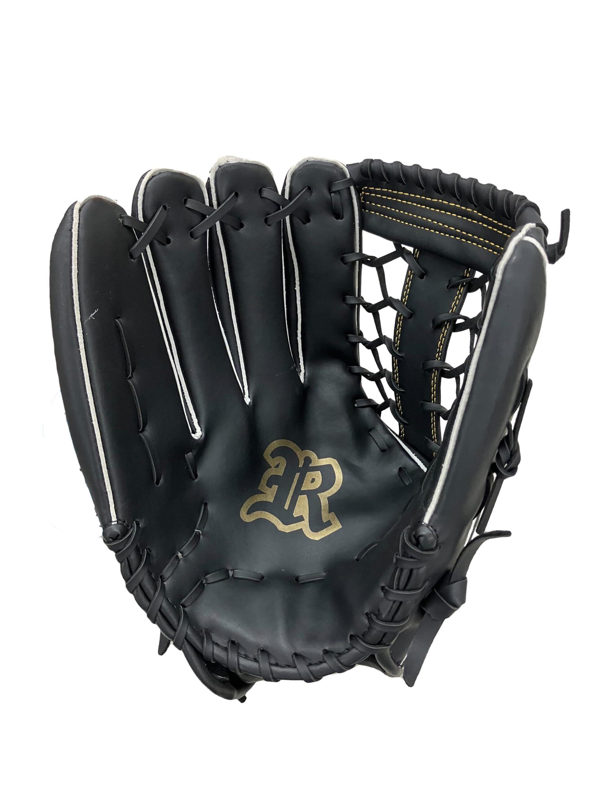 RYU 硬式外野手用 701型 MブラックXブロンド紐 左投げ【型付け、送料