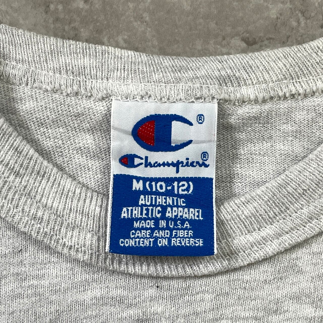 kids】90年代 USA製 チャンピオン フットボールTシャツ 140-150cm相当
