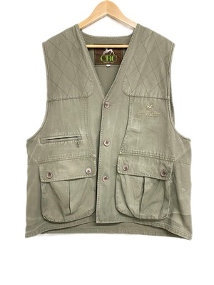 90sItaly Cotton Hunting Vest/L
