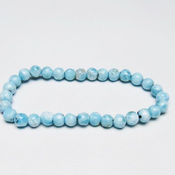 ラリマー ブレスレット 6mm 一点物 メール便可 [M便 1/10] 111-47859