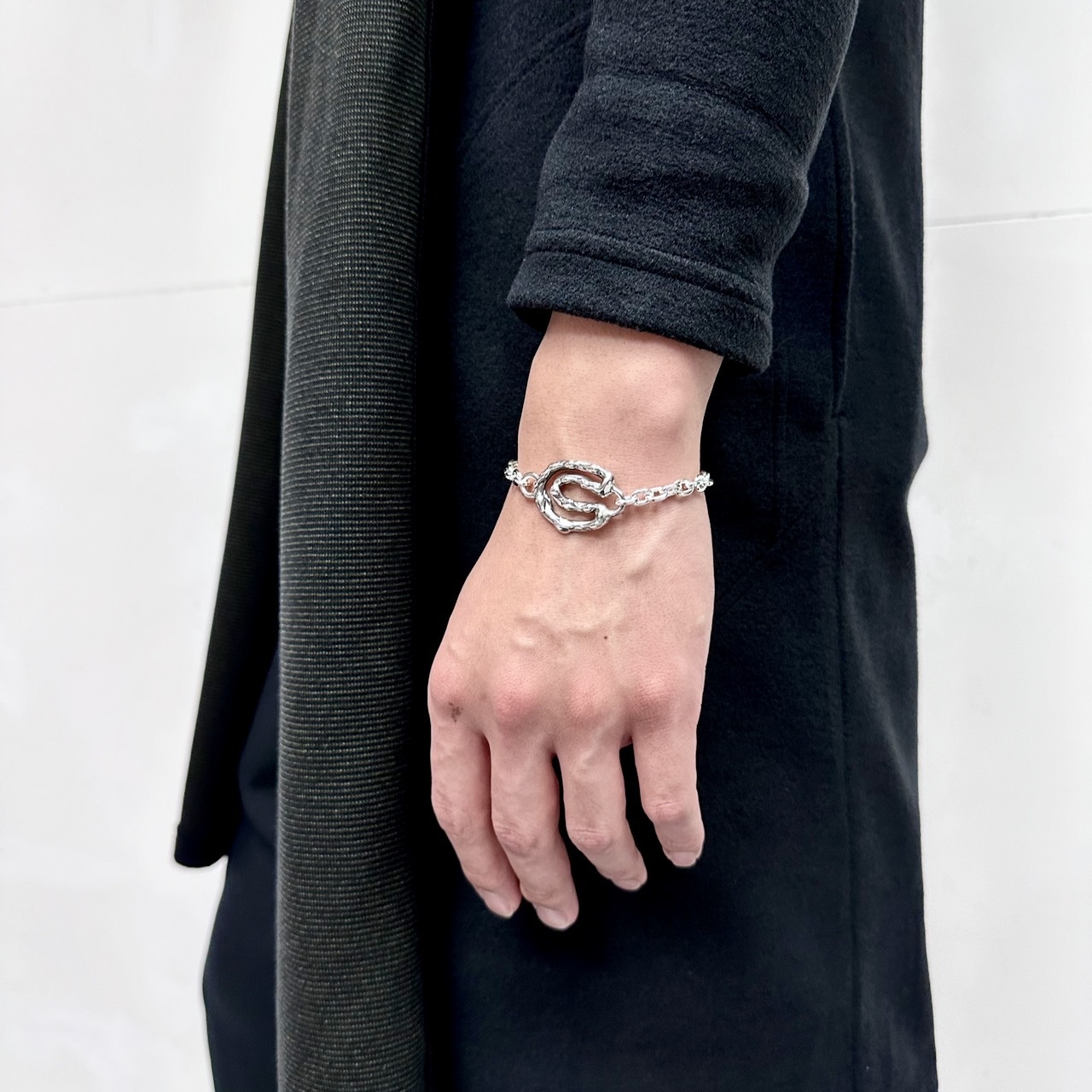 OPEN HORSESHOE CHAIN BRACELET / オープンホースシューブレスレット