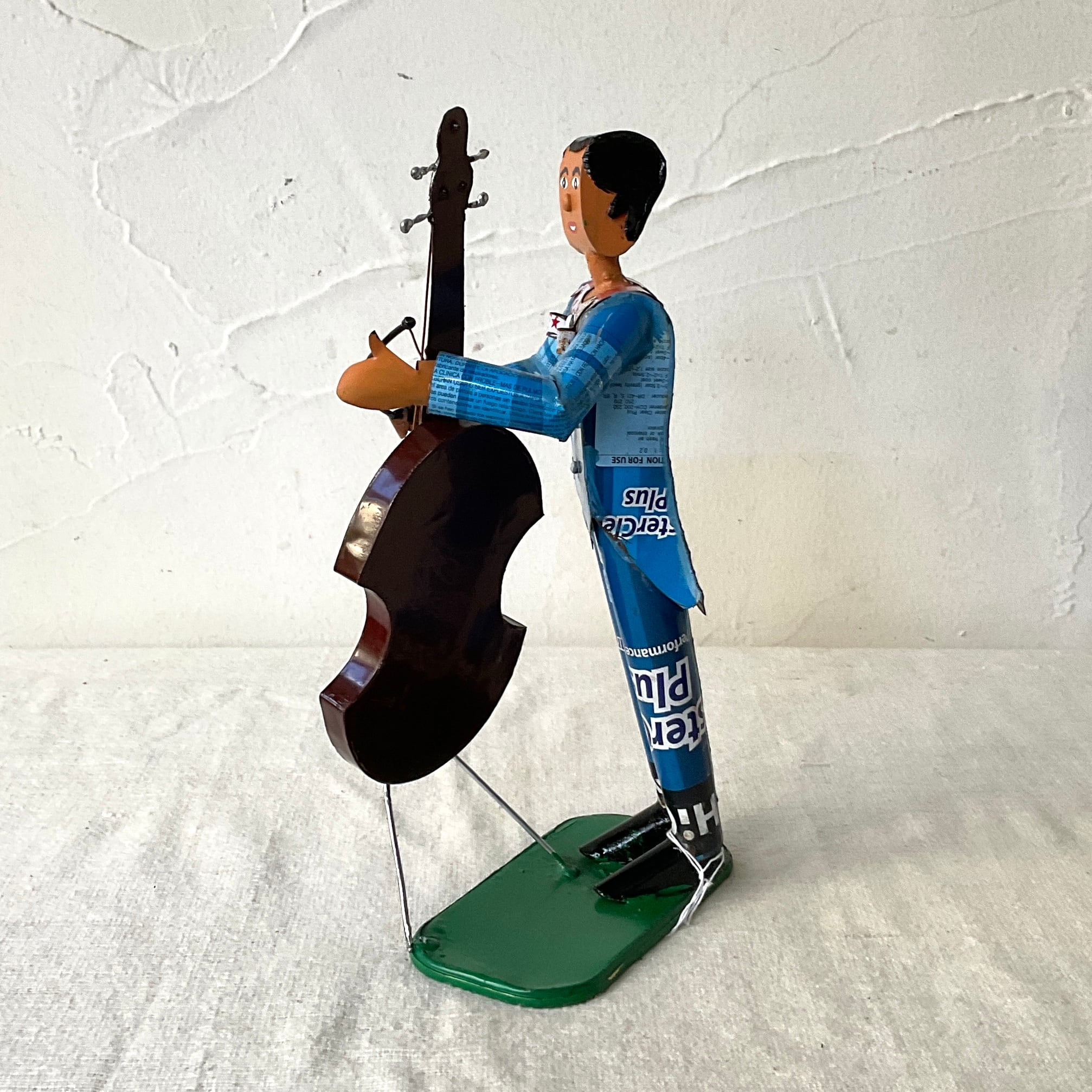 ブリキのミュージシャン人形（チェロ） | 照明＆エシカルライフ