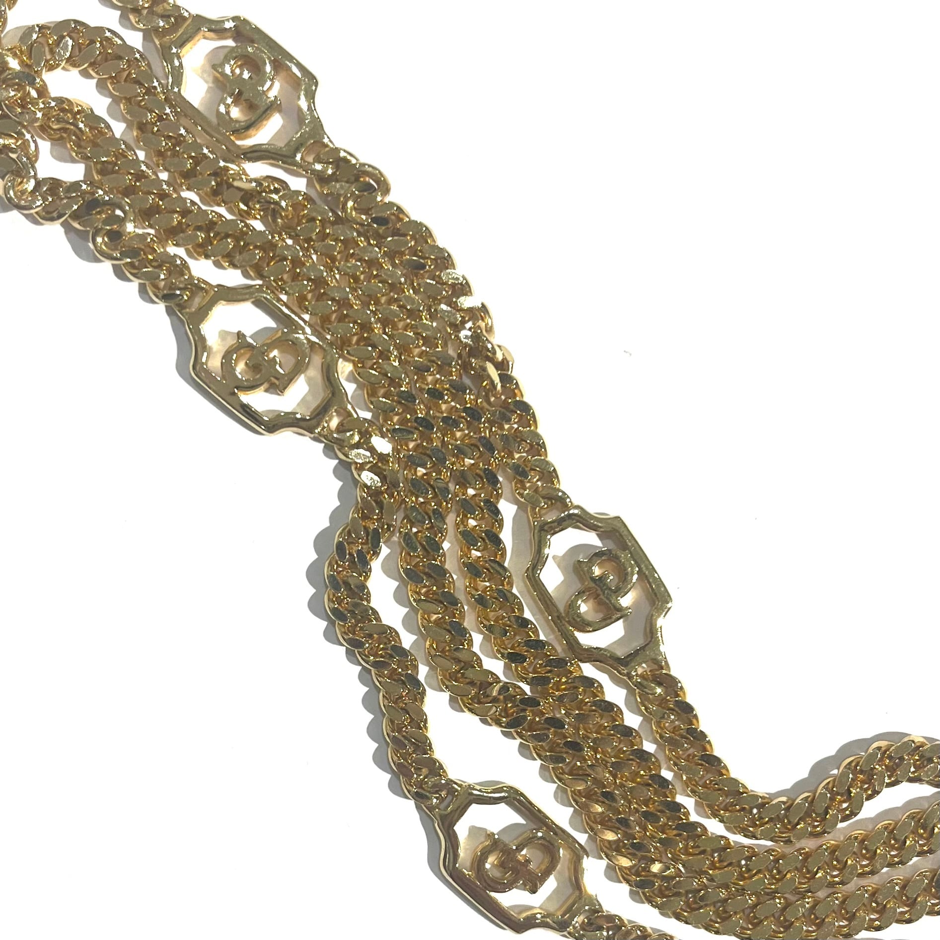 特別価格【Christian Dior】DIOR CDロゴ W使い可能 ロングネックレス