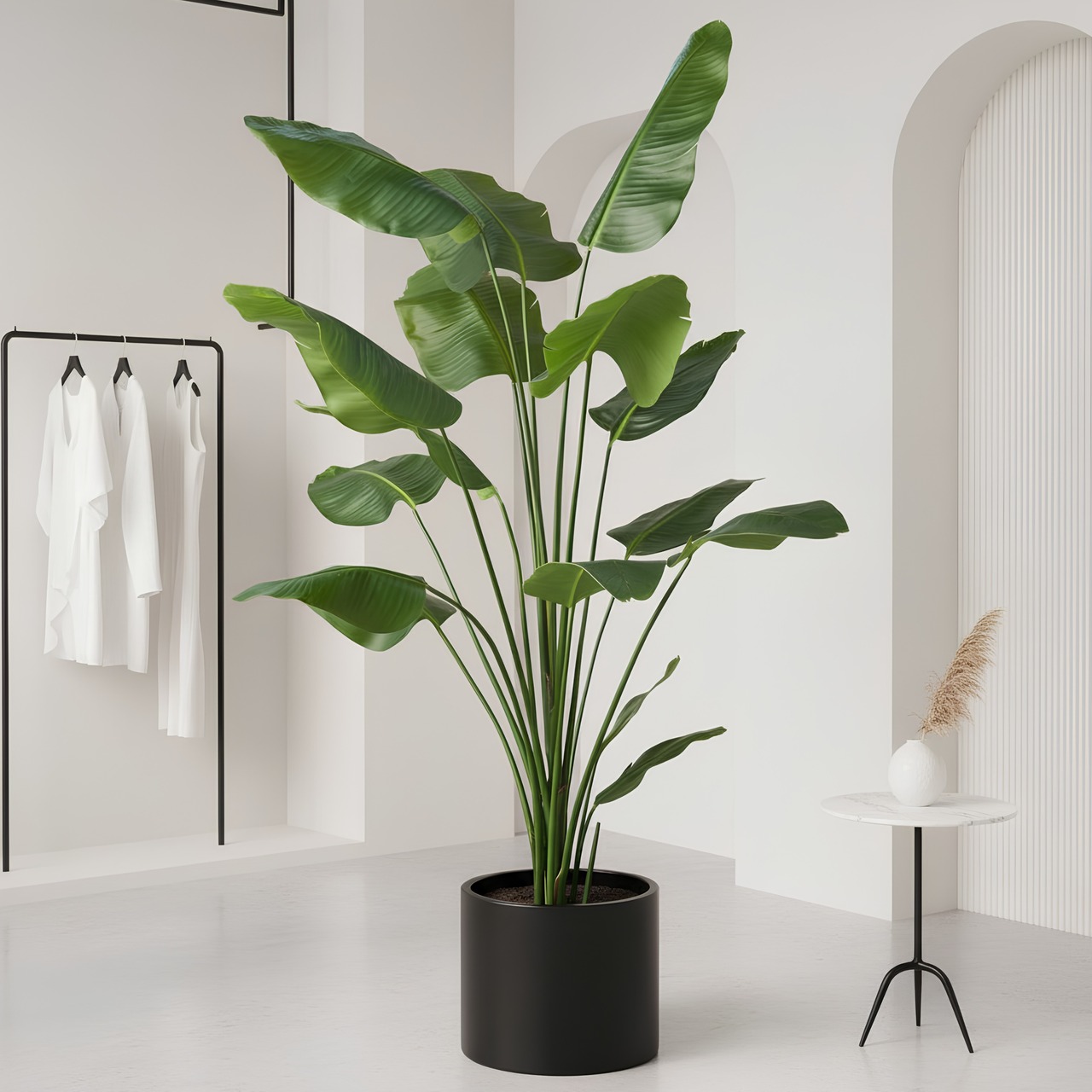 ストレリチア210㎝［人工観葉植物・フェイクグリーンT］